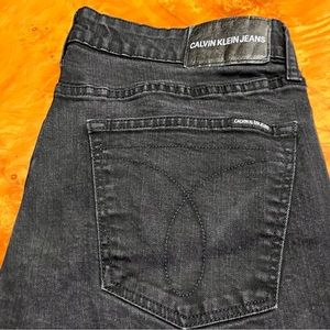 Calvin Klein Men’s Black Jeans Straight 36 X 32